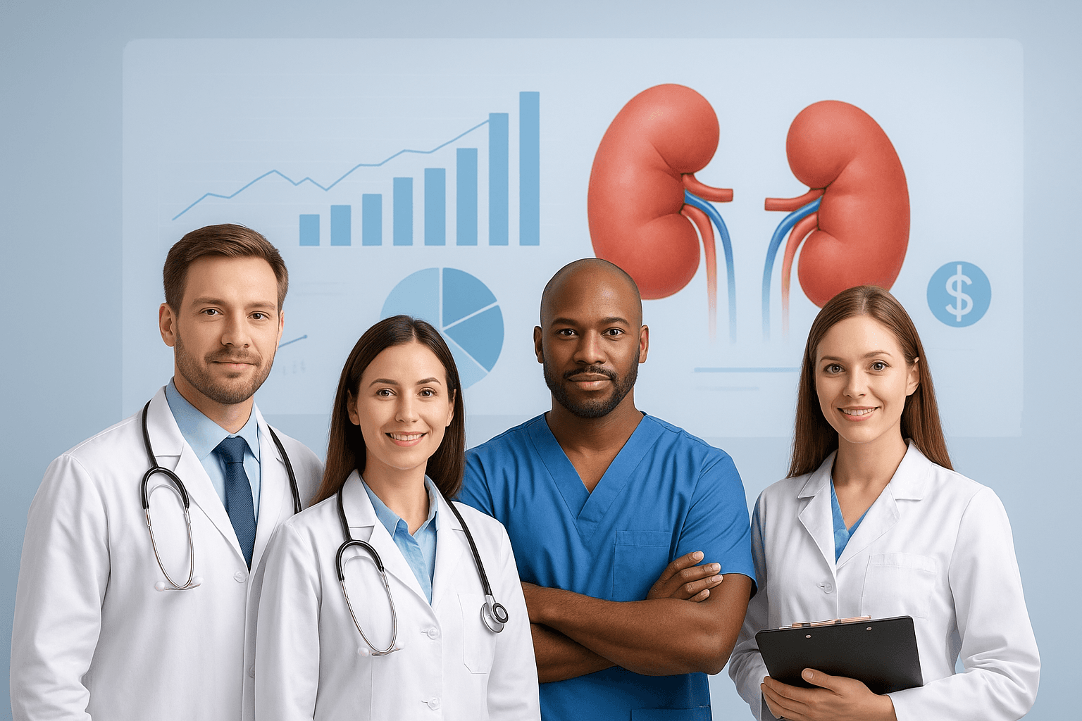 Advanced nephrology medical billing dashboard